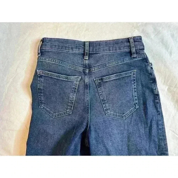 Boden Denim Wide Leg Crop Jean High Rise Mid Wash Womens Size US 4P - Picture 6 of 8